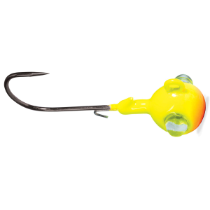 Image of Kalin's Rattlin' Google Eye Jigs | Chartreuse/Orange; 1/4 oz.