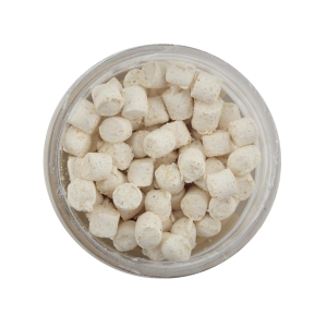 Image of Berkley PowerBait Chroma-Glow Crappie Nibbles | Glow White; 1/4 in.