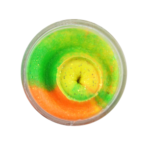 Image of Berkley PowerBait Natural Scent Glitter Floating Trout Bait Dough | Garlic - Rainbow/Glitter; 1.75 oz.