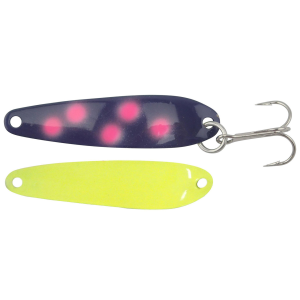 Image of Silver Streak Jr. Spoon | Chartreuse Back Muffin; 2 1/4 in.