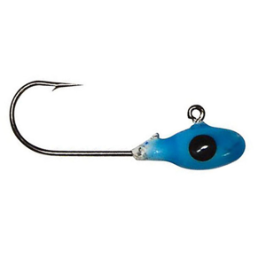 Image of Bobby Garland Mo' Glo Jig Heads | Blue Glo; 1/16 oz.