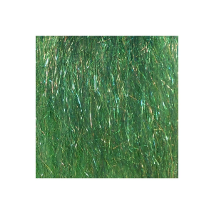 Image of Hareline Dubbin Ice Dub Minnow Back Shimmer Fringe | Pearl Peacock