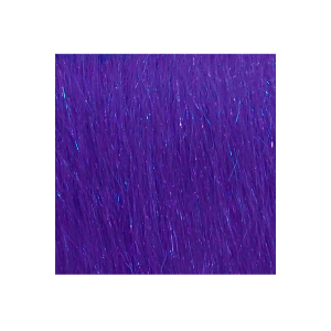 Image of Hareline Dubbin Ice Dub Shimmer Fringe | Dark UV Blue