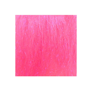 Image of Hareline Dubbin Ice Dub Shimmer Fringe | Fluorescent Hot Pink