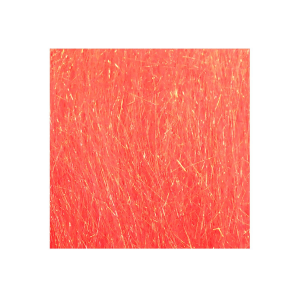 Image of Hareline Dubbin Ice Dub Shimmer Fringe | Fluorescent Shell Pink