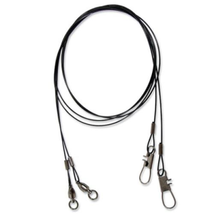 Image of SPRO Pre-Rigged Wire Leader | 20 lb.; 12 in.