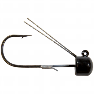 Image of Z-Man Power Finesse Shroomz Weedless Jig Heads | Black; 1/10 oz.