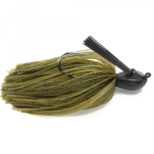 Image of Keitech M1 Casting Jig | Green Pumpkin Blue Flake; 1/4 oz.