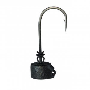 Image of Mustad AlphaPoint A-Tak Ned Head Jig | Matte Black; 1/0; 3/16 oz.