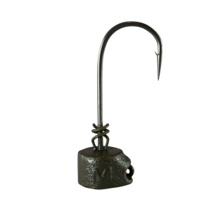 Image of Mustad AlphaPoint A-Tak Ned Head Jig | Matte Green; 1; 1/6 oz.