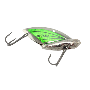 Image of Reef Runner Cicada | Silver/Hot Green; 1/4 oz.