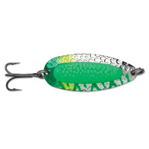 Image of Blue Fox Pixee Spoon | Fluorescent Green UV; 7/8 oz.