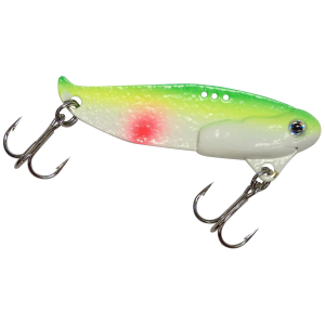 Image of Silver Streak Blade Bait | Glow Yellowtail; 3/4 oz.