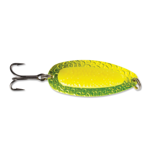 Image of Blue Fox Pixee Spoon | Metallic Chartreuse/Fluorescent Yellow; 1/2 oz.
