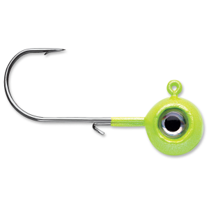 Image of VMC Neon Moon Eye Jigs | Glow Chartreuse; 1/4 oz.