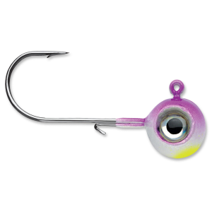Image of VMC Neon Moon Eye Jigs | Purple Albino; 3/8 oz.