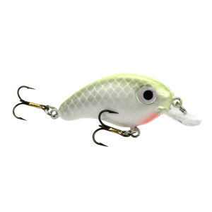 Image of Strike King Bitsy Minnow | White Chartreuse; 1 1/4 in.