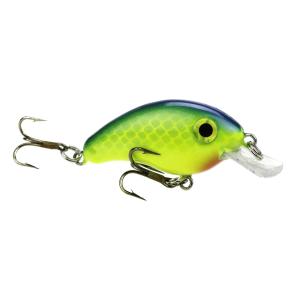 Image of Strike King Bitsy Minnow | Chartreuse Blue Back; 1 1/4 in.