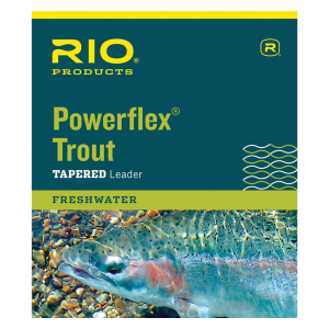 Image of RIO Powerflex Trout Tapered Leader | 5X; Clear; 7.5 ft.
