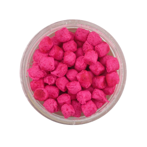 Image of Berkley PowerBait Crappie Nibbles | Pink; 1/4 in.