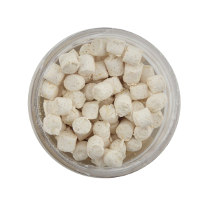 Image of Berkley PowerBait Crappie Nibbles | White; 1/4 in.