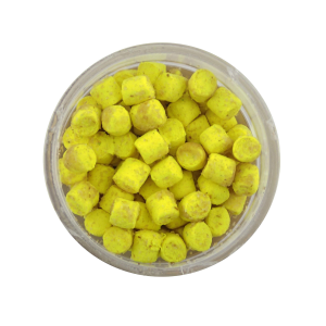 Image of Berkley PowerBait Crappie Nibbles | Yellow; 1/4 in.