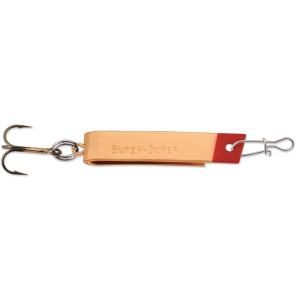 Image of Luhr Jensen Super Duper Spoon | Copper/Red Head; 1 in.