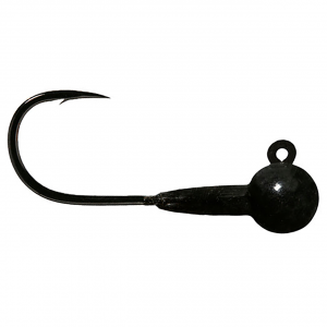 Image of Hawken AeroJig Twitching Jig Heads | Black Sparkle; 1/2 oz.