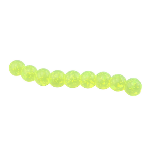 Image of Death Roe Scented Soft Beads | Ultra Chartreuse/Flake Series/UV; 1/4 in.