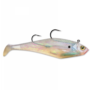 Image of Storm WildEye Giant Swim Shad | Pearl; 9 in.