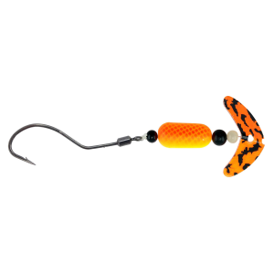 Image of Mack's Smile Blade Spindrift Walleye Rig | Orange Black Tiger