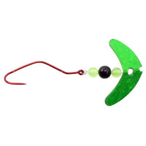 Image of Mack's Smile Blade Slow Death Rig | Green Sparkle