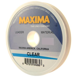 Image of Maxima Clear Monofilament Leader Material | 4 lb. (4X); Clear
