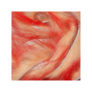 Image of Hareline Dubbin Rabbit Flesh Strips | Peachy Pink (FS281)