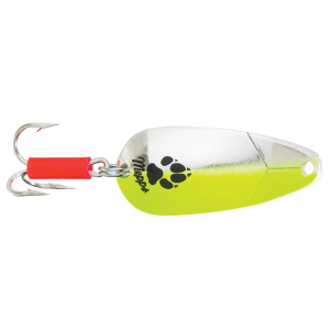 Image of Mepps Little Wolf Spoon | Silver/Chartreuse; 1/4 oz.