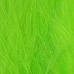 Image of Wapsi Marabou | Fluorescent Chartreuse; Strung