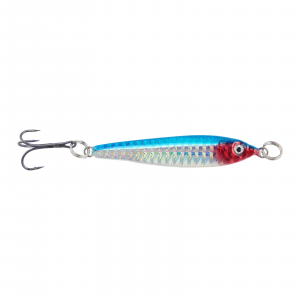 Image of P-Line Laser Minnow | Blue Silver/Red Head; 1 oz.