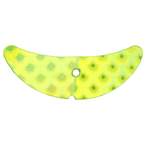 Image of Mack's Smile Blade | Chartreuse Scale; 0.8 in.