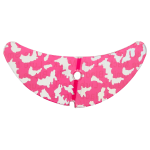 Image of Mack's Smile Blade | Hot Pink Tiger/Silver; 0.8 in.