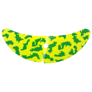 Image of Mack's Smile Blade | Chartreuse Tiger/Green; 0.8 in.
