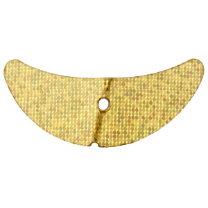 Image of Mack's Smile Blade | Gold Sparkle; 1.5 in.