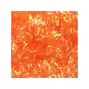 Image of Hareline Dubbin Cactus Chenille | Hot Orange; Medium