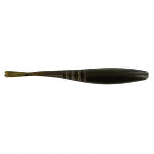 Image of Big Bite Baits Jointed Jerk Minnow | Green Pumpkin; 3.75 in.