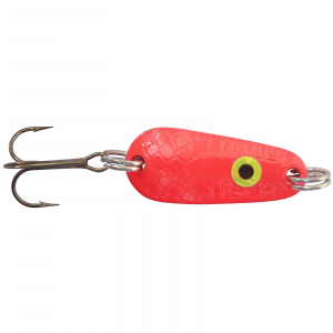 Image of Thomas Little Tiger Spoons | Fluorescent Red; 1/8 oz.