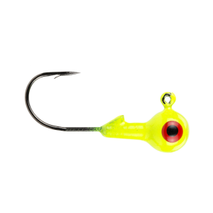 Image of Strike King Mr. Crappie Jig Head | Chartreuse; 1/8 oz.; 8 pack