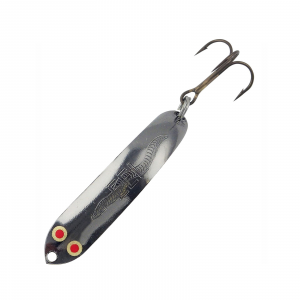 Image of Thomas Eel Wiggler Spoon | Black Nickel; 3/8 oz.