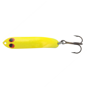 Image of Thomas Eel Wiggler Spoon | Chartreuse; 3/8 oz.