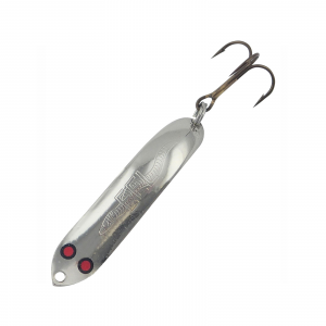 Image of Thomas Eel Wiggler Spoon | Nickel; 3/8 oz.