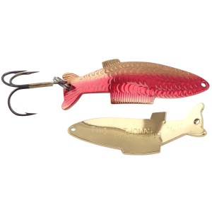 Image of Thomas Fighting Fish Spoon | Gold Red; 3/8 oz.