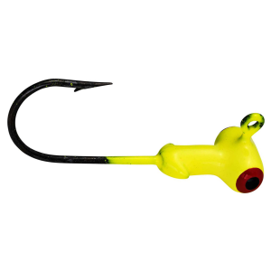 Image of Strike King Mr. Crappie Sausage Head Jig Heads | Chartreuse; 1/16 oz.